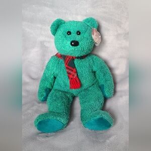 Vintage TY "Wallace" the Bear (2000) Beanie  Buddy